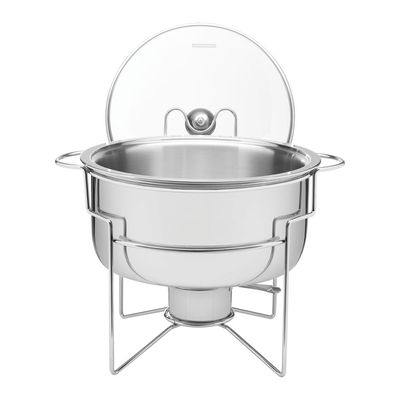 Rechaud Banho-maria Tramontina em Aço Inox 7 L com Fogareiro