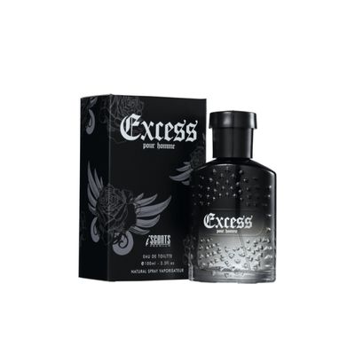 Kit 2 Excess I-Scents Perfume Eau de Toilette 100ml para Homem