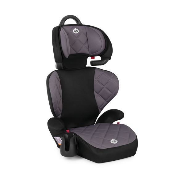 Cadeirinha Infantil Para Carro Cadeira Trinon 2 Em 1 Assento Elevação Booster 15 A 36kg Com Porta Copo Tutti Baby Cinza