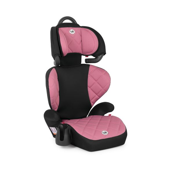 Cadeirinha Infantil Para Carro Cadeira Trinon 2 Em 1 Assento Elevação Booster 15 A 36kg Com Porta Copo Tutti Baby Rosa