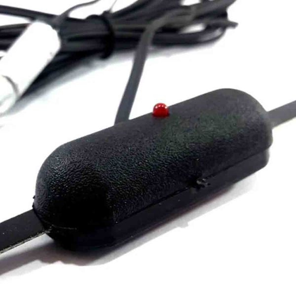 Antena Eletrica Interna Parabrisa Radio Som AM FM NTV008