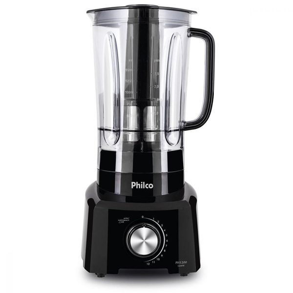 Liquidificador Preto 1200W Philco PH1200 110V