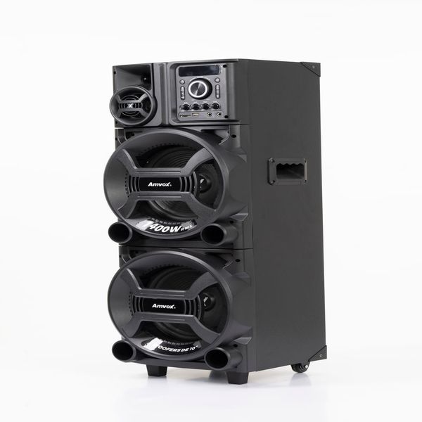 CAIXA AMPLIFICADA  AMVOX ACA 1402 TITAN BLACK BIVOLT 1400W