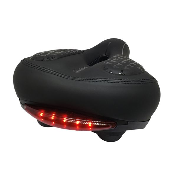 SELIM CITY BIKE BICICLETA CONFORTO VAZADO COM LUZ DE LED Preto