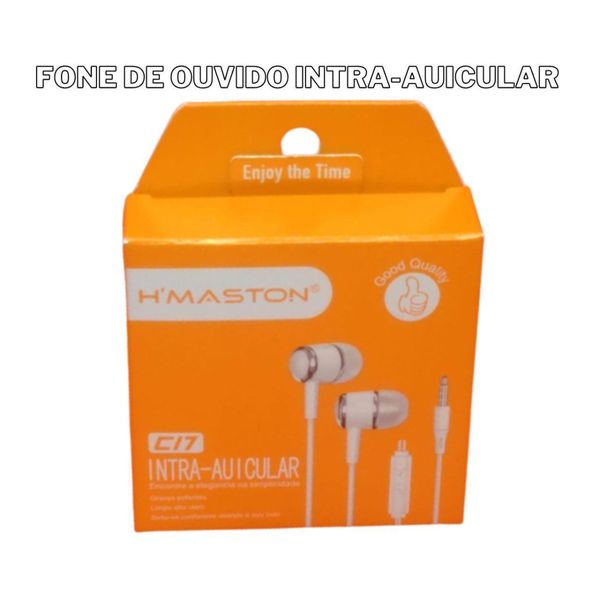 Fone De Ouvido Intra - Auicular C17 Hmaston
