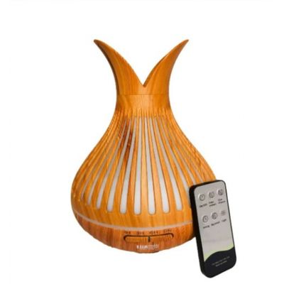 Umidificador e Aromatizador de Ar c/Led color e controle 500ml
