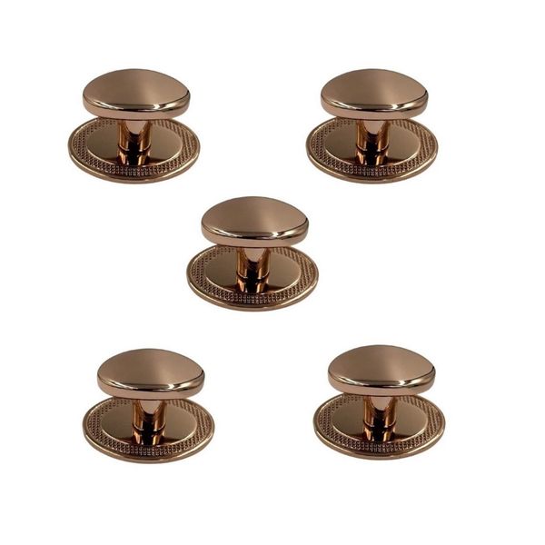 KIT 5 PUXADOR BEETLE COM BASE GRANADA ZEN ROSE