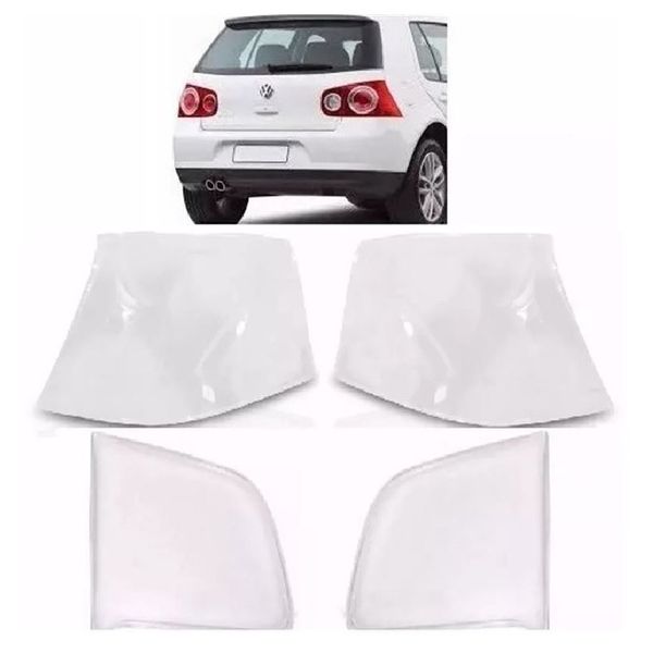 Kit Lente Lanterna Traseira Golf 2007 2008 2009 2010 2011 2012 2013 Canto + Mala Kit Lente Lanterna Traseira Golf 2007 2008 2009 2010 2011 2012 2013 Canto + Mala