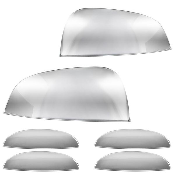 Kit Aplique Cromado Maçaneta Retrovisor Chevrolet Meriva 2002 à 2012 Kit Aplique Cromado Maçaneta Retrovisor Chevrolet Meriva 2002 à 2012
