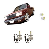 Kit Lâmpadas Super Led Farol Alto Baixo Saveiro 1987 à 1994
