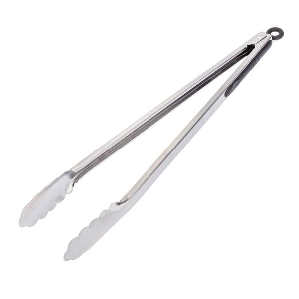 Pegador de Alimentos Inox Pinça Profissional Churrasco 40cm