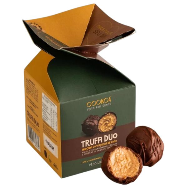 Trufa Duo com Ganache Caramelo Cookoa 135g