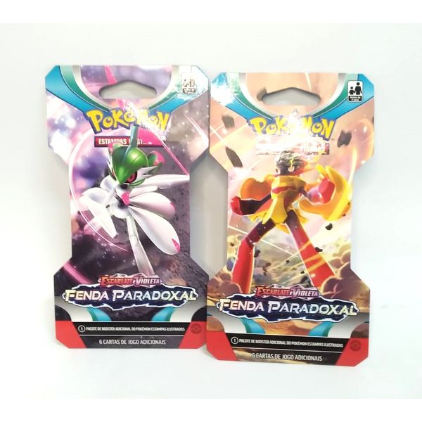 Pokemon Escarlate e Violeta Blister EV04 Fenda Paradoxal - UNIDADE