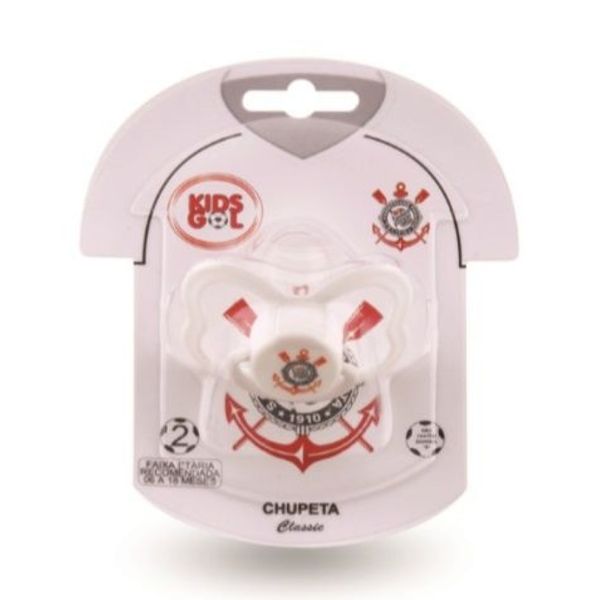 Chupeta Corinthians Classic Orto S2 Kids Gol