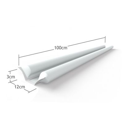 Veda Porta Rolinho 100Cm Branco Comfort Door Protetor Impermeável Vedação Frestas Contra Inseto Poeira Ruido