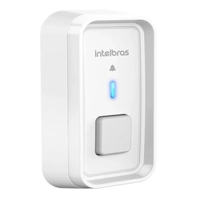 Campainha Residencial Wireless Eletrônica Sem Fio Intelbras CIB 101 Branco