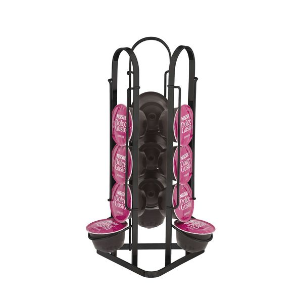 Porta Cápsulas Dolce Gusto Suporte Preto para 15 Unidades Café