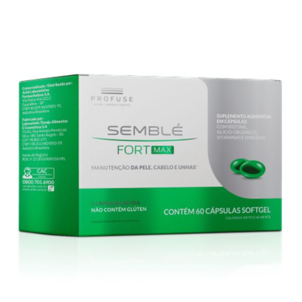 Profuse Fort Max Semblé Polivitamínico 60 cápsulas