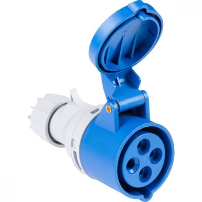 Tomada de Acoplamento Industrial 3P+T 16 A 220-250 Vca 9 H Tramontina