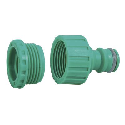 Adaptador Femea com Rosca Externa 3/4" e Redução 1/2" em Plastico Tramontina para Jardim
