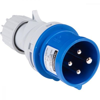 Plugue Movel Industrial 3P+T 16 A 220-250 Vca 9 H Tramontina