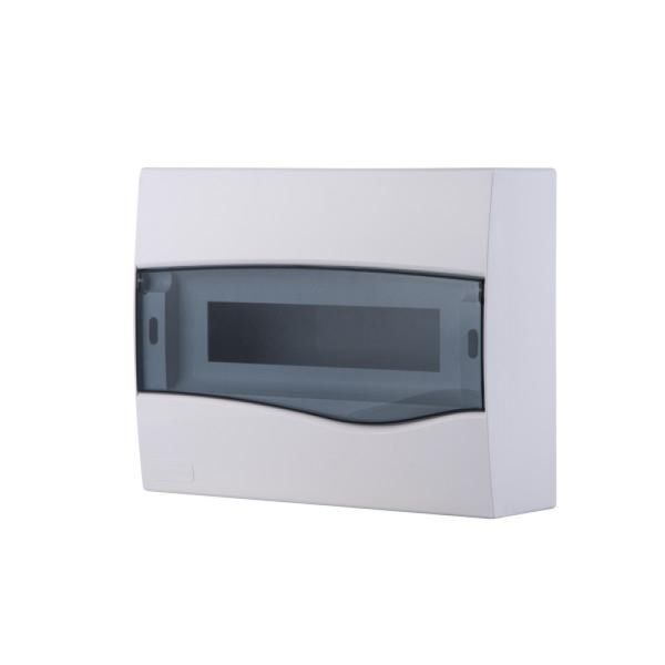 Quadro de Distribuição de Sobrepor 12 DIN ou 8 NEMA Tramontina com Porta Transparente Quadro de Distribuição de Sobrepor 12 DIN ou 8 NEMA Tramontina com Porta Transparente