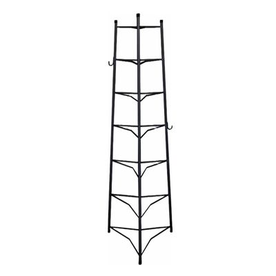 Tripé Porta Panelas Estrela Preto 7 Compartimentos 126cm