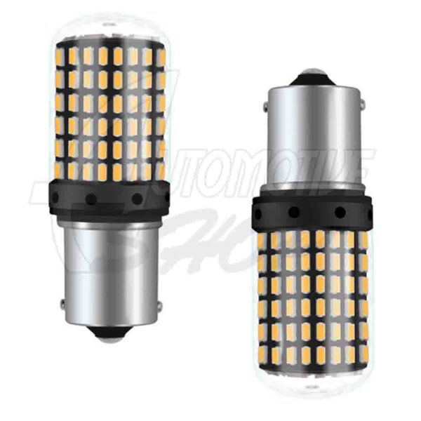 Lâmpada 1157 Dois Polos 144 leds smd Super Branco 360o Un