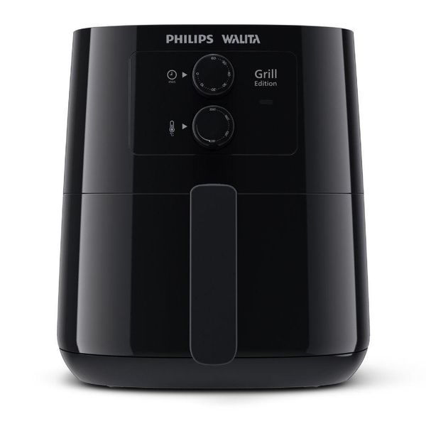 Fritadeira Airfryer Philips Walita Série 3000 Grill Edition 4,1L Preta 1400W 127v HD9202