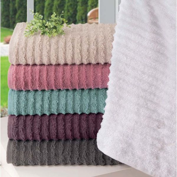 Kit 3 Toalha de Banho Hotel Pousada Super Absorvente - Ocean Cores Femininas