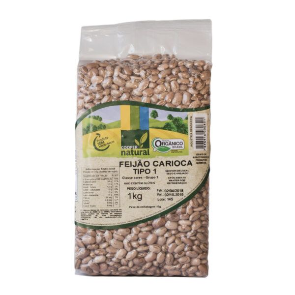 Feijão Carioca Orgânico Coopernatural 1kg