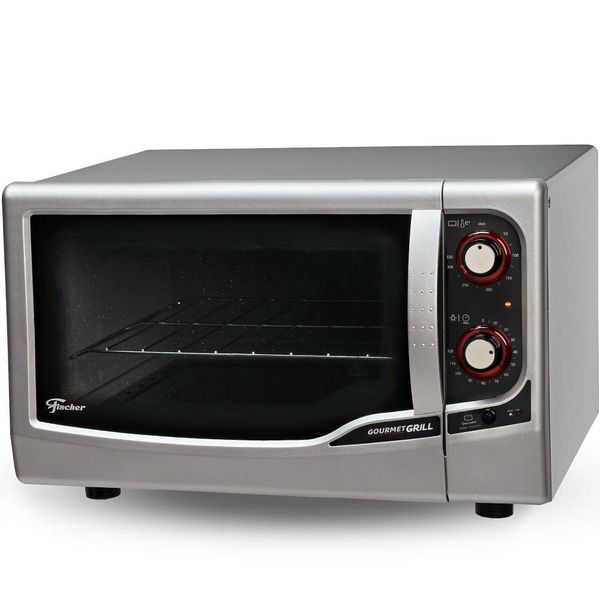 Forno Elétrico Fischer Gourmet Grill GII Bancada Prata 44L 127V 9741-79183 110