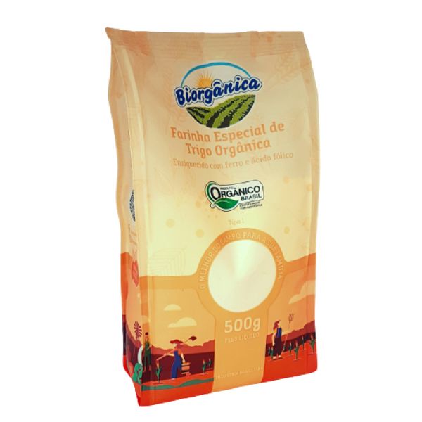 Farinha de Trigo Branca Orgânica Biorgânica 500g