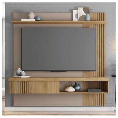 Painel Para TV Até 65 Polegadas Moon Marrom Caemmun