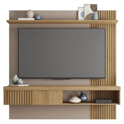 Painel Para TV Até 65 Polegadas Moon Marrom Caemmun