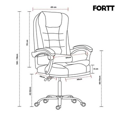 Cadeira De Escritório Presidente Base Cromada Com Rodinha Fortt Suzhou Branca - Cpf09-b