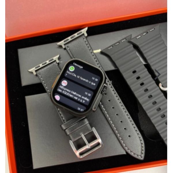 Relogio Inteligente 2 Pulseiras Amax Ultra 2024 49mm Relogio Inteligente 2 Pulseiras Amax Ultra 2024 49mm