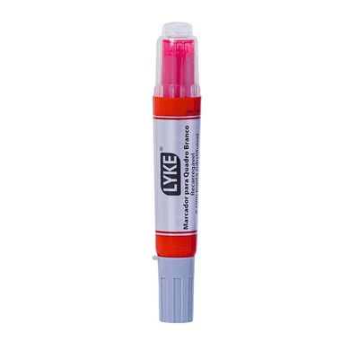 Kit 3 Pincel Marcador Quadro Branco Recarregável Lyke