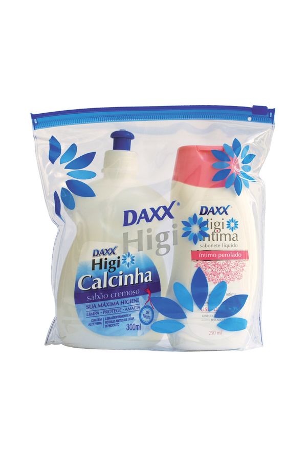 Kit Sabonete Íntimo Líquido e Sabão Cremoso Daxx Higi Calcinha