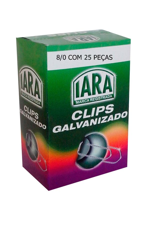 Clips Iara Galvanizado 57mm com 25 Unidades