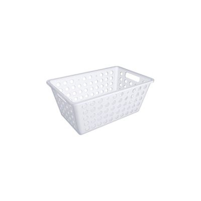 Cesta Organizadora Coza One Grande em Plástico Cristal