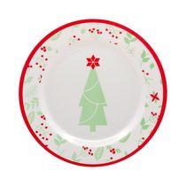 Prato Natal Le Melamina Clássico 24,9cm