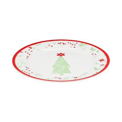Prato Natal Le Melamina Clássico 24,9cm