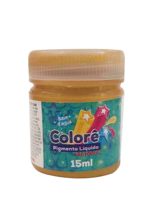 Corante Líquido com 15ml Dourado