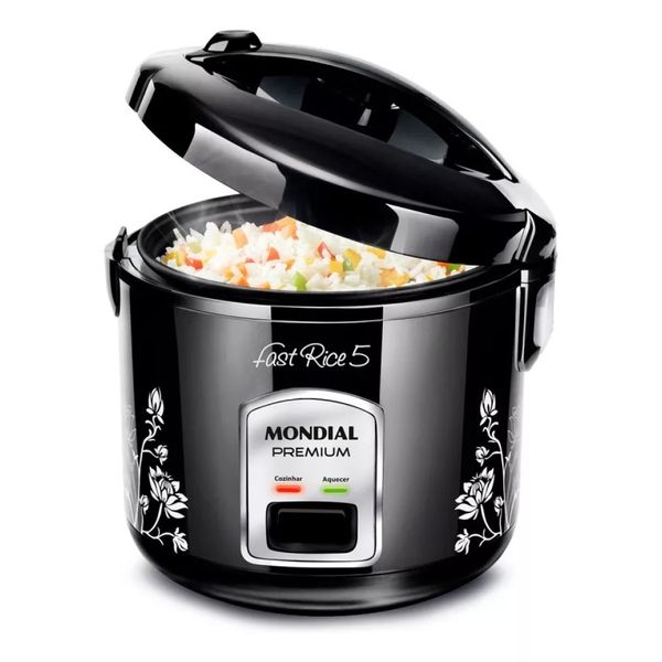 Panela De Arroz Elétrica FasT Rice 5 Mondial - Preto - 220V