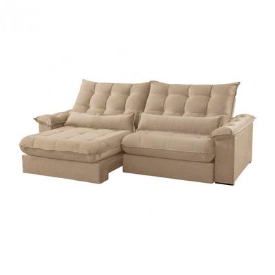 Sofá Classic Linho 02 Módulos 120 Cm B25 Meu Sofá Online A226 Linho Bege