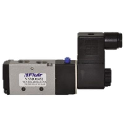 Válvula 3 Vias Fluir 1/4 com Válvula Solenóide Fluir 220v Elétrica