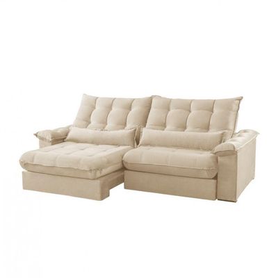 Sofá Classic Linho 02 Módulos 120 Cm B25 Meu Sofá Online A294 Linho Creme