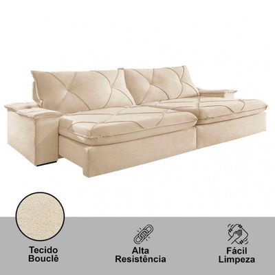 Sofá Apollo Linho 02 Módulos 120 Cm B25cm Meu Sofá Online A294 Linho Creme