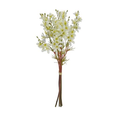 Bouquet Flor Campo Flor Arte 35x6cm Creme